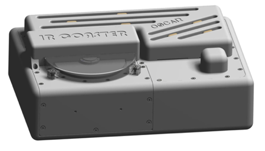 Illustration en 3D du dispositif IR-COASTER/ISS